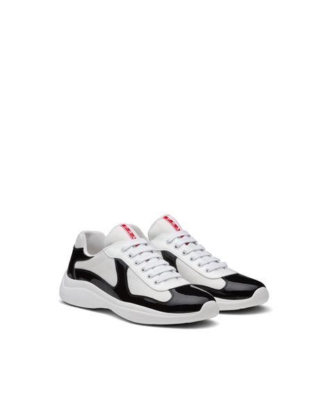 prada black and white print|black and white Prada sneakers.